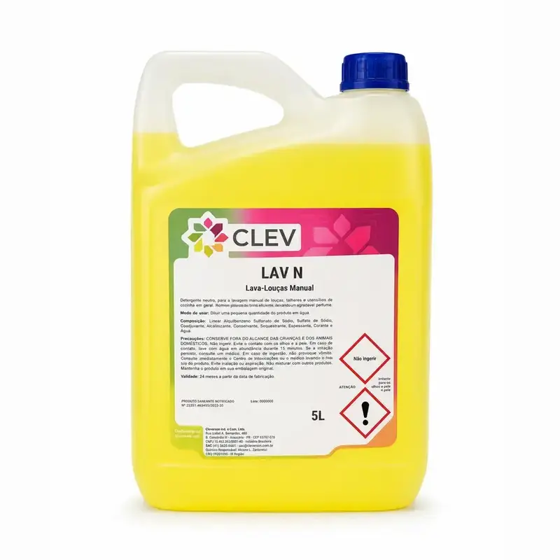 CLEV LAV N käsinõudepesuvahend 5 l