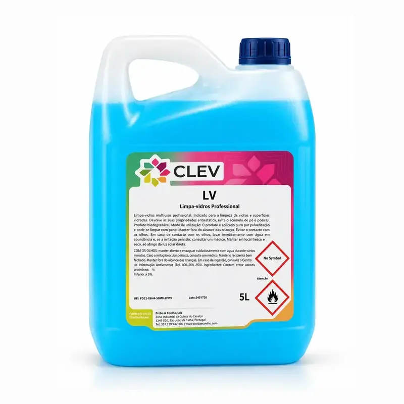 CLEV LV professionaalne klaasipuhastusvahend 5 l