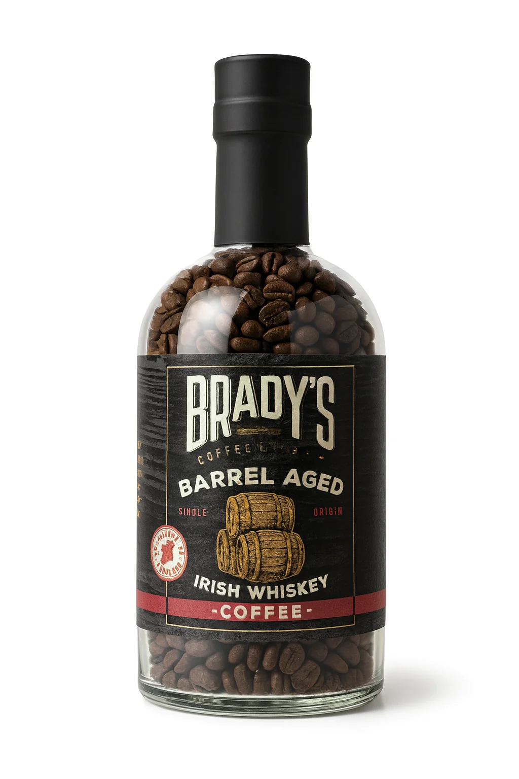 Brady’s Irish Whiskey vaadis laagerdunud kohvioad