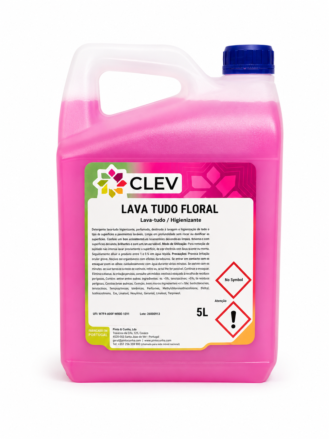 CLEV Floral lillelõhnaline üldpuhastusvahend 5 l