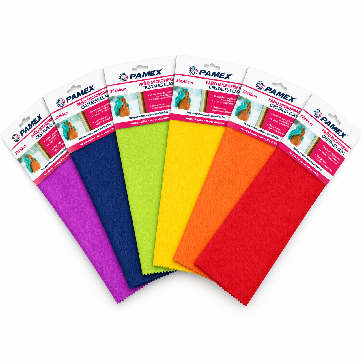 Pamex mikrokiust klaasipuhastuslapp 30 × 40 cm