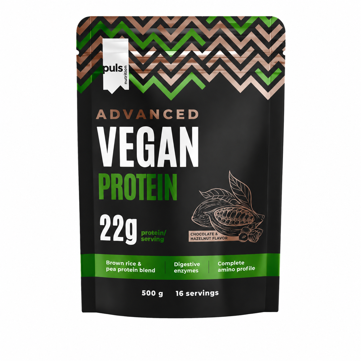 Puls Advanced Vegan Protein Chocolate & Hazelnut